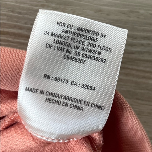 ANTHROPOLOGIE “Saturday Sunday” Coral Pink Jacket with tied back. Size S - Picture 8 of 12